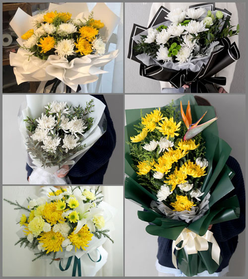湖北襄阳市谷城县石花镇龙家沟村白事花束代送